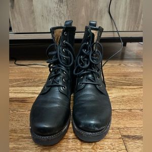 Frye combat boots